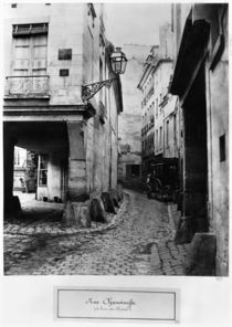 Rue Chanoinesse von Charles Marville