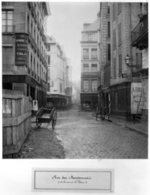 Rue des Bourdonnais  by Charles Marville