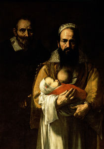 The Bearded Woman Breastfeeding by Jusepe de Ribera