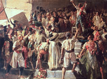 The Cry of the Palleter declaring was on Napoleon by Joaquin Sorolla y Bastida