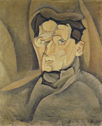 Portrait of Maurice Raynal  by Juan Gris