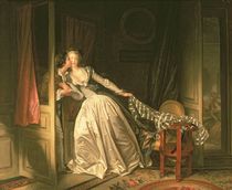 The Stolen Kiss by Jean-Honore Fragonard