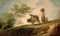 The Pasture  by Hubert Robert