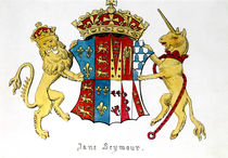 Coat of Arms of Jane Seymour  by Anonymous