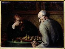 The Chess Players by Honore Daumier
