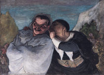 Crispin and Scapin by Honore Daumier