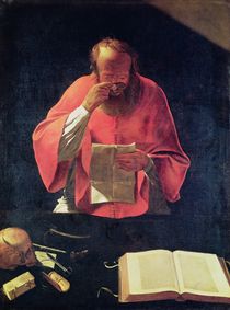St.Jerome reading  von Georges de la Tour