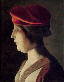Head of a Woman  by Georges de la Tour