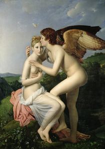 'Psyche Receiving the First Kiss of Cupid' by Baron Francois Pascal Simon Gerard