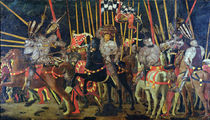 The Battle of San Romano in 1432 by Paolo Uccello