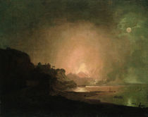 The Eruption of Mount Vesuvius  by Joseph Wright of Derby