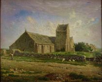 The Church at Greville von Jean-Francois Millet