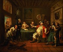 Falstaff Examining his Recruits from Henry IV by Shakespeare von William Hogarth