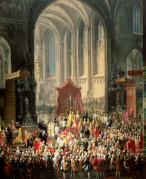 The Coronation of Joseph II  by Martin II Mytens or Meytens