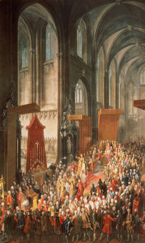 The Investiture Joseph II  by Martin II Mytens or Meytens