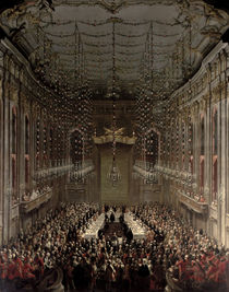 Banquet in the Redoutensaal by Martin II Mytens or Meytens