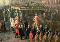 The coronation procession of Joseph II  by Martin II Mytens or Meytens