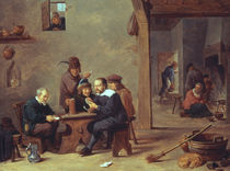 The Card Players  by David the Younger Teniers
