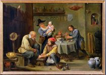 Surgeon Tending the Foot of an Old Man  von David the Younger Teniers
