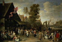 The Consecration of a Village Church von David the Younger Teniers