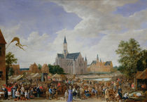 The Potters' Fair at Ghent  by David the Younger Teniers