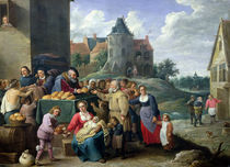 The Seven Acts of Mercy  by David the Younger Teniers