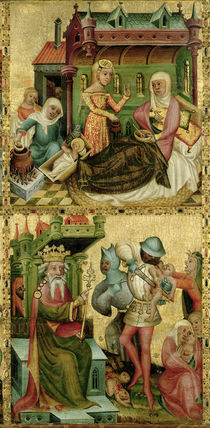 Nativity of the Virgin and the Massacre of the Innocents von Master Bertram of Minden