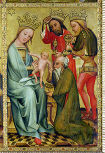 The Adoration of the Magi from the High Altar of St. Peter's in Hamburg by Master Bertram of Minden