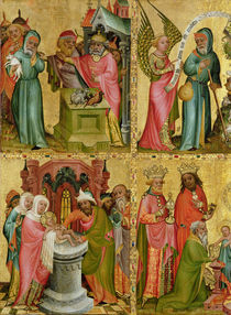 Joachim's Sacrifice and the Circumcision of Christ von Master Bertram of Minden