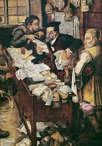 The Payment of the Yearly Dues  by Pieter Brueghel the Younger