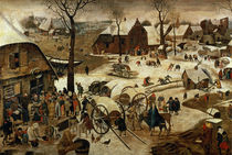 The Payment of the Tithe or The Census at Bethlehem  by Pieter Brueghel the Younger