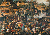 Flemish Proverbs  by Pieter Brueghel the Younger