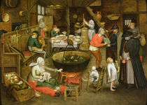 The Visit to the Farm  by Pieter Brueghel the Younger