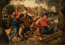 Gamblers Quarrelling  by Pieter Brueghel the Younger