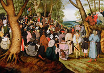 Landscape with St. John the Baptist Preaching  by Pieter Brueghel the Younger