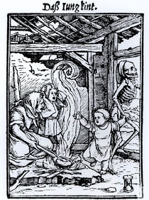 Death Taking a Child von Hans Holbein the Younger