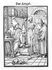 Death and the Physician von Hans Holbein the Younger