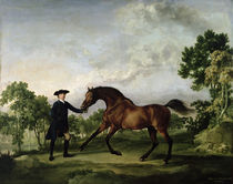 The Duke of Ancaster's bay stallion "Blank" by George Stubbs