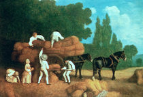 The Harvest Wagon  by George Stubbs