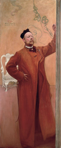 In Front of the Mirror: Self Portrait by Carl Larsson