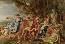 Bacchanal before a Herm by Nicolas Poussin