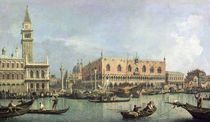 The Molo and the Piazzetta San Marco by Canaletto
