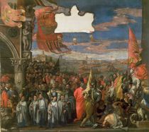 The Doge Andrea Contarini Returning Victorious from Chioggia  von Veronese