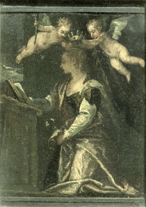 St. Agatha crowned by angels  by Veronese