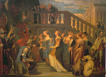 Esther and Ahasuerus  by Veronese