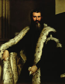 Portrait of a Man in a Fur Coat von Veronese