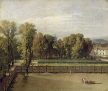 View of the Luxembourg Gardens in Paris von Jacques Louis David