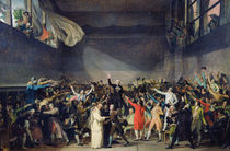 The Tennis Court Oath von Jacques Louis David