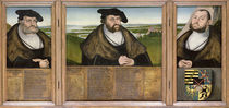 Electors of Saxony: Friedrich the Wise  von the Elder Lucas Cranach