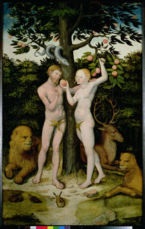 Adam and Eve  by the Elder Lucas Cranach